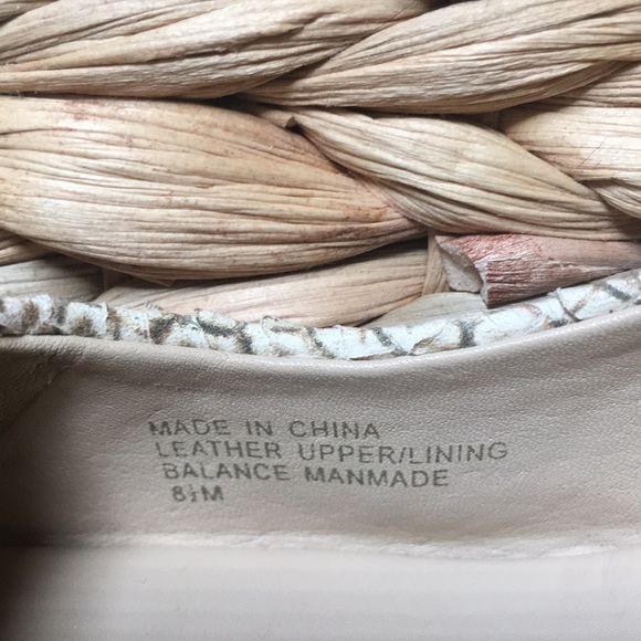 Via Spiga Sz 8.5 Snake + Cork Wedges - A - Picture 6 of 6